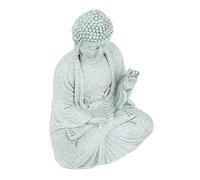 Pssopp Méditation Bouddha Statue Bouddha Assis Petit Jardin Zen Bouddha Sculpture Figurine Ornement Assis Bouddha Figurine pour Bureau À Domicile Salon Tabletop (Bouddha de