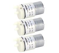 Pssopp Micro Pompe à Air 3 Pièces Micro Pompe à Membrane DC6V 3W, à Faible Bruit pour les Appareils Ménagers, Mini Moteur à Air et Eau Sous Vide, Nan