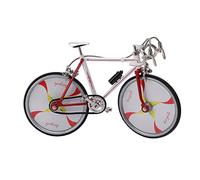 Pssopp Mini Modèle de Vélo en Alliage, Décoration de Bureau, Haute Simulation Détaillée, échelle 1:12, pour Le Bureau et la Maison, Collection de Cadeaux