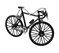 Pssopp Mini Modèle de Vélo Ornement, Haute Simulation, Détails Vifs, Structure Compacte, Vélos à Doigts Noirs, Jouets pour la Maison, Décoration de Bureau, Cadeau de Bureau