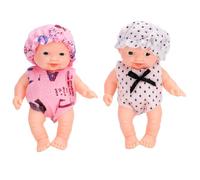 Pssopp Mini Poupées bébé, Poupées bébé Adorables 2 Pièces 12 Cm for Jeu et Décoration