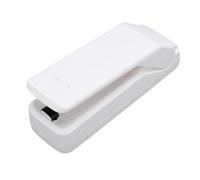 Pssopp Mini Scelleuse de Sacs, Thermoscelleuse Portative Rechargeable par USB avec 3 Réglages de Vitesse, Scelleuse de Sacs Alimentaires en ABS pour le Stockage de Collations, de Chips, Voyage,
