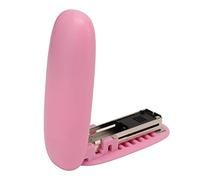 Pssopp Mini-structure de Levier de Levier Portable pour la Maison de L'école de Bureau, la Main-d'œuvre Sauve la Petite Agrafeuse pour le Bureau (Rose)