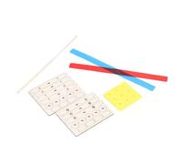 Pssopp Modèle d'adn en Bois, Jouet d'apprentissage à Double Spirale, Kit Scientifique éducatif en Tilleul pour Enfants, Parfait pour Les Expériences Scolaires