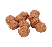 Pssopp Modèle de Fausses Boulettes de Viande 10 Pièces, Accessoires de Photomaton, Boules de Bœuf Marron Réalistes sans Odeur pour la Photographie Alimentaire, Style de Jeu Imaginatif, Affichage de