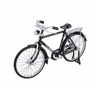 Pssopp Modèle de Vélo Rétro, échelle 1:10 en Alliage de Fer, Ornement de Vélo Vintage, Décor de Cyclisme Classique, Miniature à Collectionner pour Les Cyclistes Passionnés, étagèr (Black)