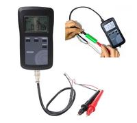 Pssopp Montage de Tension de Batterie Ohm, Haut Définisseur Grand et Clair écran Facile à Lire Anti Interne 4 Fil Numérique Battery Tester pour ni Mh ni Cd
