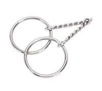 Pssopp Mors de Cheval à Filet de 295MM Mors de Cheval à Filet de 295MM, articulé en Acier Inoxydable Pratique et Sûr pour l'entraînement équestre Professionnel Nan