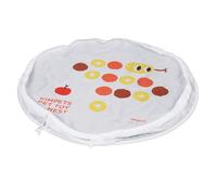 Pssopp Motion ACTIVATIVE Motion Activé de Mouvement, Jeu Interactive Cat Toy Toy Snake Match Round Shape Play Mat pour Les Chats Intérieurs (White)