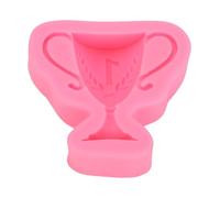 Pssopp Moule de Silicone Trophée, Moule Fondant en Silicone pour Décoration de Gâteau Cupcake Topper Thérisque Anniversaires