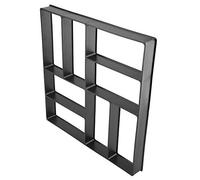 Pssopp Moule de Tremplin en Plastique Réutilisable, Moule de Pavage en Béton PP 40 X 40 X 4 Cm, Motif Géométrique, Facile à Remplir et à Réutiliser, pour l'aménagement Paysager de Villa de Balcon de