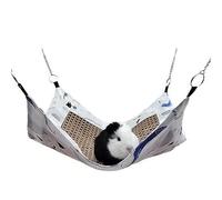 Pssopp Nature Rattan Matte Petit Animal Hangock Koolmat, Sweet Cartoon Imprimer de Refroidissement d'été Hamster Hamster Hamstter Therm Prévention et Utilisation Multifonctionnelle pour Interne et à