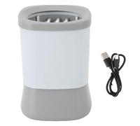 Pssopp Nettoyant électrique pour Animaux de Compagnie, Conception Rechargeable USB Nettoyage à 360 Degrés 2 Vitesses Machine de Nettoyage des Pieds de Chien Réglable pour Le Chat pour