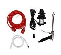 Pssopp Nettoyeur Haute Pression électrique 12 V, Pulvérisateur d'eau Portable pour le Nettoyage de Voiture, Puissance 1,0 MPa, Idéal pour les Vélos et les Jardins