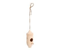 Pssopp Nichoir en Bois Artisanal pour Colibris, Extérieur Jardin, Taille Unique pour Usage Extérieur (Bois de hêtre)