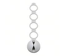 Pssopp Organisateur de Supports de Cordon en Silicone, 12 Pièces, Enveloppe de Gestion de Câbles Réglable pour Cordons de Bureau et d'appareils, Rangement Suspendu Réutilisable pour la Maison, le