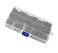 Pssopp Outil D'artisanat en Cuir Bricolage - Coupe-creux de Punch en Métal, Formes de 39 Pcs, Coupes Pointues pour le Trou de L'appareil Photo du Téléphone