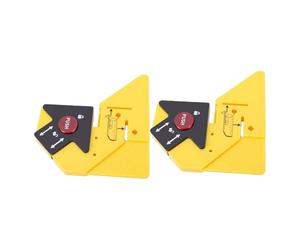 Pssopp Outils de Jardinage Réglage de Révélation Réglable Gain de Temps et d'économie de Travail Outils de Menuiserie en Bois Aide à la Menuiserie pour un Marquage Précis du Montant 2 Pièces Guide de