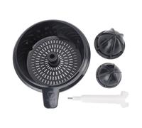 Pssopp Panier de Filtre de Rechange pour Presse-agrumes, Accessoires de Filtre de Presse-agrumes en Acier Inoxydable ABS pour Modèles TM5 et TM6