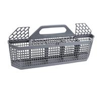 Pssopp Panier de Rangement pour Lave-vaisselle, Organisateur de Couverts Universel en Plastique avec Conception à Grille Ouverte pour un Séchage Efficace, Compatible avec WD28X10128