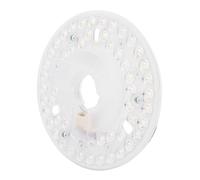 Pssopp Panneau de Rénovation de Lumière de Ventilateur de Plafond à LED, Panneau de Remplacement Rond à économie D'énergie à Haute luminosité de 3 Couleurs avec Courant Constant sans
