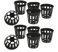 Pssopp Paquet de 10 Gobelets en Filet Hydroponiques Panier de Plantation Hydroponique Pots de Culture Hydroponiques Panier de Plantes Aquatiques en Plastique avec Un Excellent Drainage (Petit 26x5cm)