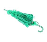 Pssopp Parapluie en Dentelle Parasol de Mariée Parapluie en Coton Vintage pour la Décoration de Photographie de Mariage et Les Célébrations (Green)