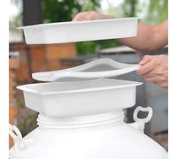 Pssopp Passoire à Miel, Filtre à Miel en Acier Inoxydable à Double Tamis, Diamètre de 9 Pouces pour les Fournitures d'apiculture et de Récolte de