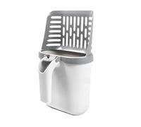 Pssopp Pelle à Litière pour Chat pour Bac à Litière et Coffret, Conception 2 en 1, Tamis Rapide et Nettoyage Facile, Pelle pour l'élimination des Déchets, Fournitures Quotidiennes pour Chat (avec