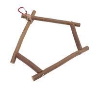 Pssopp Perchoir à Oiseaux en Bois, Prunier de qualité Supérieure, Améliore l'équilibre et la Coordination, Jouet Idéal pour Les Perruches, Les Tourtereaux et Les Calopsittes