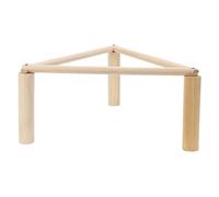 Pssopp Perchoir Triangulaire pour Poules, Support de Perchoir pour Zone de Nidification avec Bâtons en Bois de Pin, Plate-Forme de Perchage pour Poules Adultes, Poussins, Utilisation