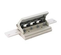 Pssopp Perforatrice à Disque Champignon, 4 Trous, capacité de 10 Feuilles, pour Bureau, Maison, école, étudiants, Fournitures, Pages de Recharge (WHITE)