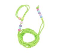 Pssopp Perles Confortables de la Traction de Petits Animaux Conception de Corde Réglable Sûre pour Hamster de Lézard, Laisse en Polyester Durable pour la Marche en Intérieur et en Plein Air (Green