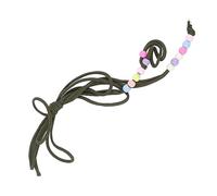 Pssopp Perles Confortables de la Traction de Petits Animaux Conception de Corde Réglable Sûre pour Hamster de Lézard, Laisse en Polyester Durable pour la Marche en Intérieur et en Plein Air (Green