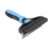 Pssopp Pet Deshedding Peigne, Chat de Toilettage pour Chats avec Un Pymorteur dématrié et Un Fichier de Clou de Clou pour Animaux de Compagnie aux Cheveux Longs