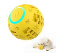Pssopp Pet Electric Chew Ball, Bite Proof Dents Cleanup Texture Design Boredom Relief Dog Automatic Moving Ball Toy for Intérieur Play Accessoires