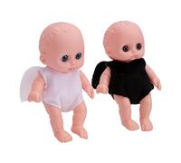 Pssopp Petite Poupée Douce 2 Pièces, Décor de Bureau Mignon de 5,1 Pouces