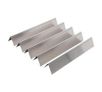 Pssopp Pièces de Remplacement de la Barre de Saveur de Grill 5pcs, Rugged 304 Matériau en Acier Inoxydable Même Distribution de la Plaque de Chaleur Remplacement de Weber Spirits E310