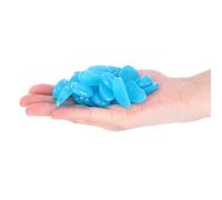 Pssopp Pierre Lumineuse 100 Pièces, Décor Fluorescent en Polystyrène, Décoration Aquatique et de Jardin pour Usage Intérieur et Extérieur (Blue)