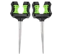 Pssopp Piquet de Support pour Tuyau D'arrosage, 2 Pièces, en ABS, Léger et Stable, pour la Protection des Conduites d'eau de Jardin