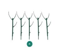 Pssopp Piquets de Support pour Plantes, Hauteur Réglable en Plastique PS pour Plantes D'intérieur et D'extérieur, Support Grimpant pour Vignes Monstera, Assemblage Facile avec Att (5PCS)