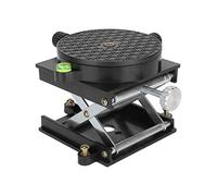 Pssopp Plate-Forme élévatrice Table à Ciseaux de Laboratoire Plate-Forme élévatrice Plate-Forme élévatrice Rotation à 360° Support élévateur à Ciseaux Extensible de 6,5 Cm pour