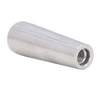 Pssopp Poignée de Robinet à Bière en Acier Inoxydable, Finition Miroir, Fil de 2,6 Pouces 3/8 Pouces Résistant à la Rouille avec Taille Américaine Standard pour Machine à Bière