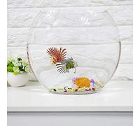 Pssopp Poisson Artificiel Brillant, Décoration de Lion de Simulation pour Aquarium avec Une Légers Absorbant, 4 Couleurs pour Un Paysage sous-Marin Vif (Black)