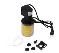 Pssopp Pompe à Air d'Aquarium, Silencieuse 3 en 1 Pompe d'aérateur d'oxygène Filtraiton avec Air Diffuser Pierre pour Aquarium Fish Tank