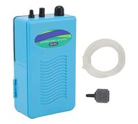 Pssopp Pompe à Oxygène pour Aquarium, Conception Portable Silencieuse avec Alimentation en Oxygène Stable et Installation Facile pour Poissons et Plantes Aquatiques