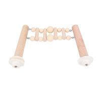 Pssopp Pont de Perche à Oiseaux, échelle d'escalade avec Une Rampe en Bois de Conception élégante pour Les Oiseaux Décor Intérieur Temps de Jeu Engageant