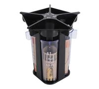 Pssopp Portable Coin Counter Harder ABS 5 in 1 Coin Organizer Tube pour un Rapide et Précis à la Maison ou au Bureau pour les Adultes et les Enfants
