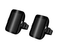 Pssopp Porte-badge de Bras, Porte-badge D'identification de Bras, Manchon de Carte d'identité, Bande élastique Réglable en PVC Imperméable Transparent, Bordure en Polyester, Fenêt (2PCS)
