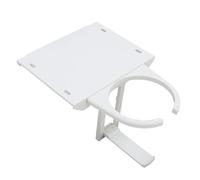 Pssopp Porte-gobelet de Bureau Pliable, Porte-gobelet de Bureau Pliable en ABS avec Conception sous Le, Support Rétractable Permettant d'économiser de l'espace pour Les Zones d'étude et Les
